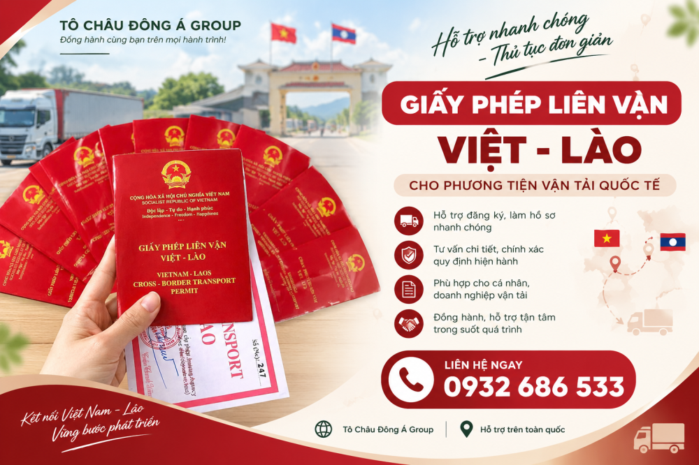  Làm giấy phép liên vận Việt - Lào cực nhanh tại Lào Cai giá rẻ- Tô Châu đông á